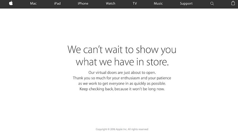 Yeni iPhone lansmanına saatler kala Apple ürünlerinin online satışı durduruldu