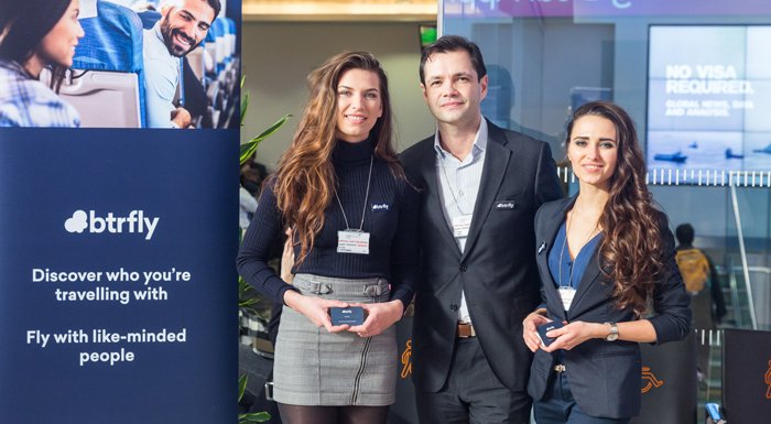 Uçak yolcuları için sosyal ağ girişimi: Btrfly