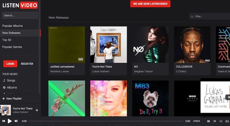 Türkiye'de geliştirilen Syotify, Spotify tehditinden sonra adını ListenVideo olarak değiştirdi