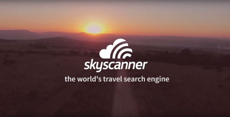 Seyahat uygulaması Skyscanner