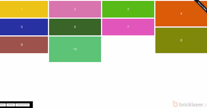 Bricklayer: Pinterest tarzı arayüz oluşturma kütüphanesi [Yerli GitHub]