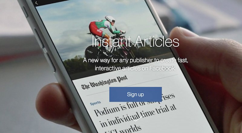 Facebook Instant Articles'ı artık tüm yayıncılar kullanabilecek