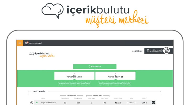 İçerik üreticilerine 650 bin TL ödeyen İçerikbulutu, Müşteri Merkezi yeniliğini tanıttı