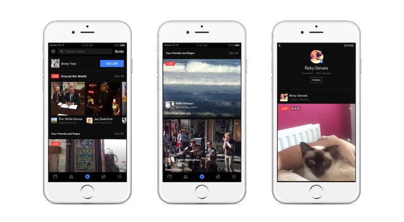 Mobilde canlı yayının en iddialı oyuncusu artık Facebook