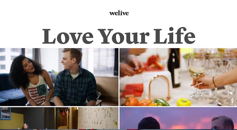 WeWork paylaşımlı ev konseptini WeLive ile hayata geçiriyor