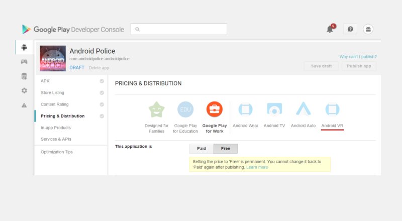 Android VR'ın izi geliştirici konsolunda ortaya çıktı!
