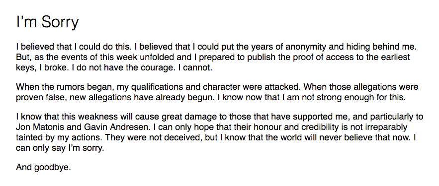 Bitcoin Craig Wright