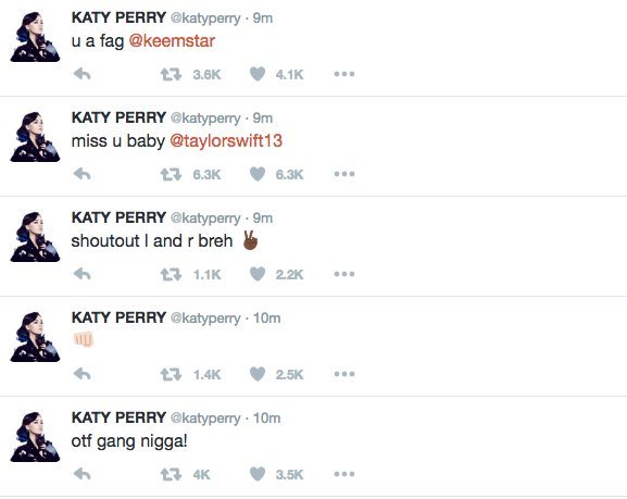 Katy Parry tweet