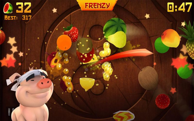 Tüm zamanların en iyi iOS uygulamalarından Fruit Ninja