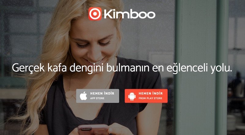 Kimboo kullanıcıları soru cevap oyunuyla eşleştiren arkadaşlık uygulaması