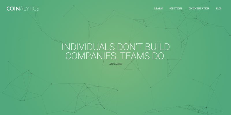 Coinalytics Bitcoin ile ilgili çalışmaları ile adından söz ettirmişti.