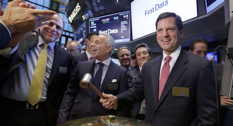 First Data - 28,7 milyar dolara satıldı.