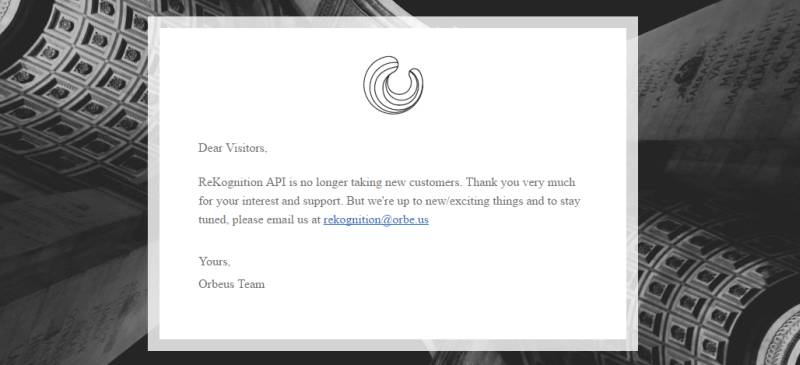 Orbeus video indeksleme ve görüntü-metin analizi üzerine projeler yürütüyor.