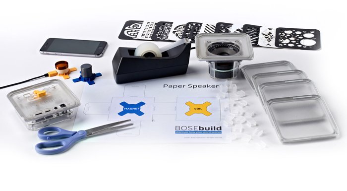 BOSEbuild ile çocuklar kendi hoparlörlerini yaratacak