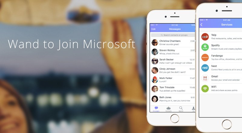 Microsoft, akıllı mesajlaşma platformu geliştiren Wand Labs'ı satın aldı