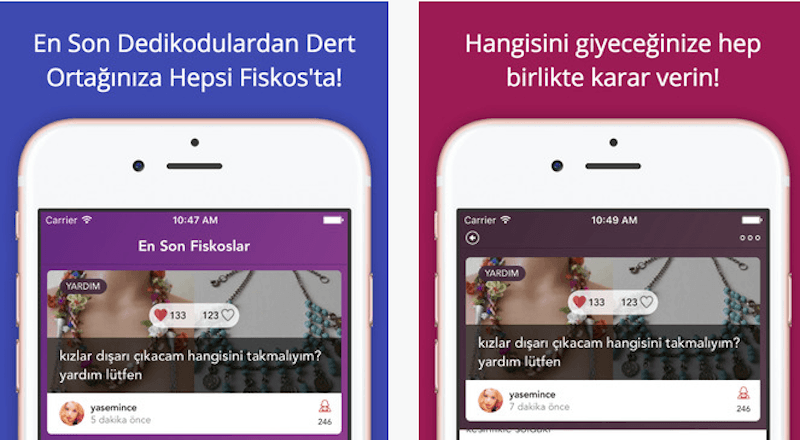 Fiskos: Kadınlara özel mobil sosyal ağ