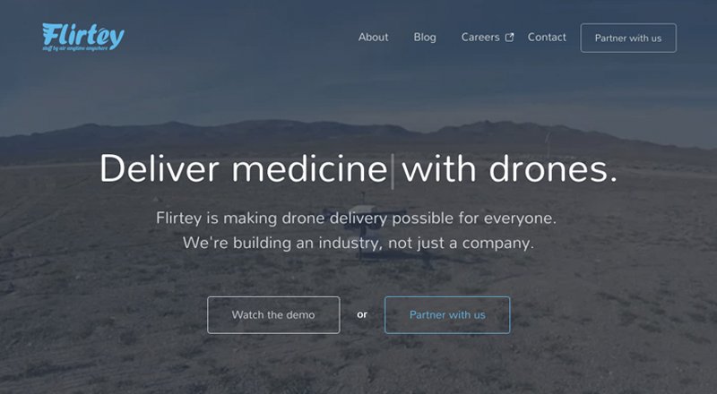 Flirtey, şimdi de denizle kara arasında drone ile tıbbi destek taşıdı