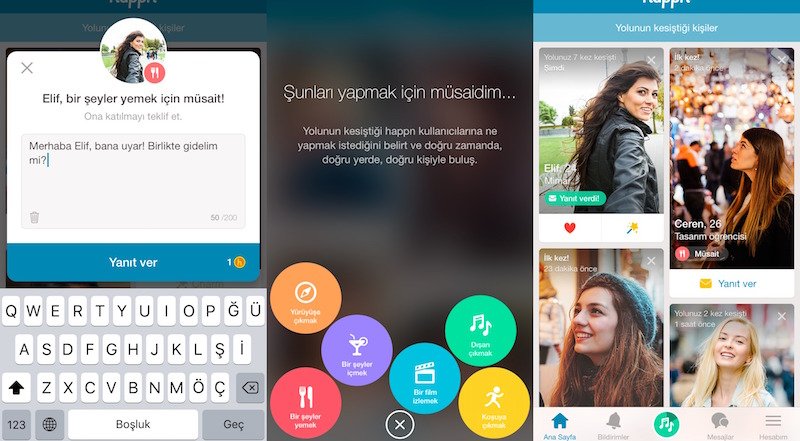 Arkadaşlık uygulaması happn, ortak planları olanları buluşturmaya başladı