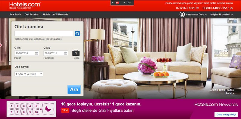 Tüm zamanların en pahalı alan adları: hotelscom
