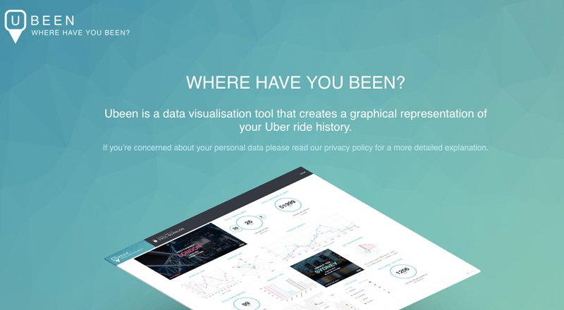 Ubeen ile tüm Uber yolculuk bilgilerinizi görselleştirin