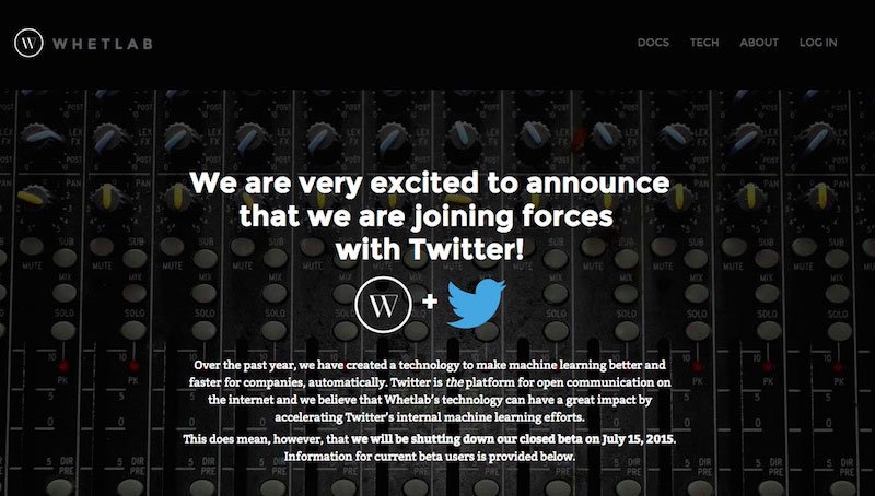 Whetlab yapay zekâ öğrenme metotları üzerine çalışıyor.