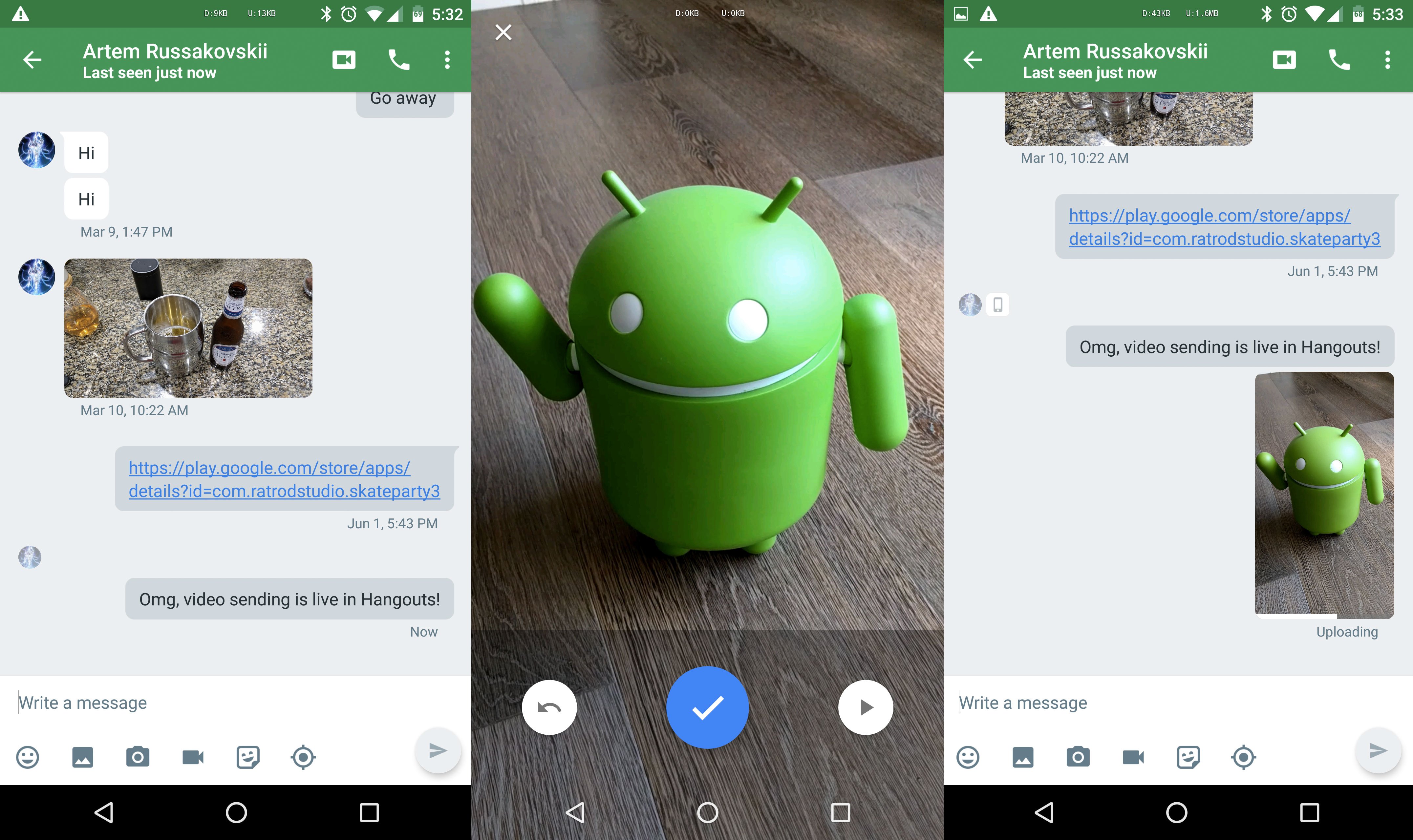 Android-Google-Hangouts