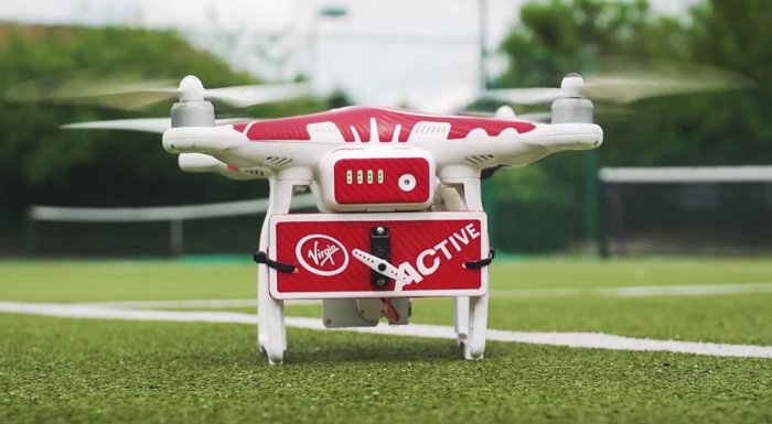 Virgin Active tenis antremanını Drone-ovic ile yaptıracak