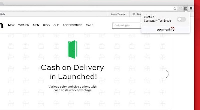 Segmentify, Chrome uzantısıyla test modu için kısa yol sunuyor