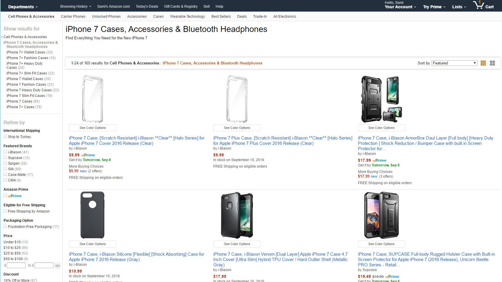 Amazon henüz iPhone 7 tanıtılmadan aksesuar sayfasını yayına aldı