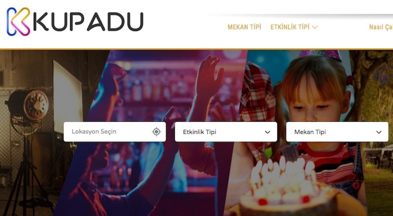 Kupadu: Etkinlik ve çekim mekanları için online ilan sitesi