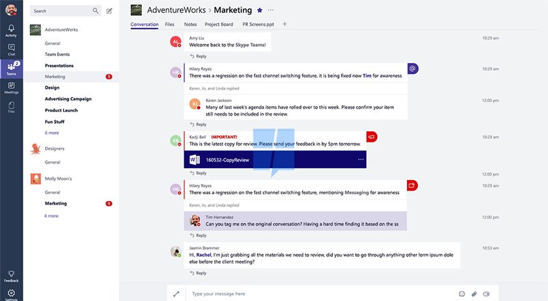Microsoft, Slack'e rakip olacak bir uygulama üzerinde çalışıyor