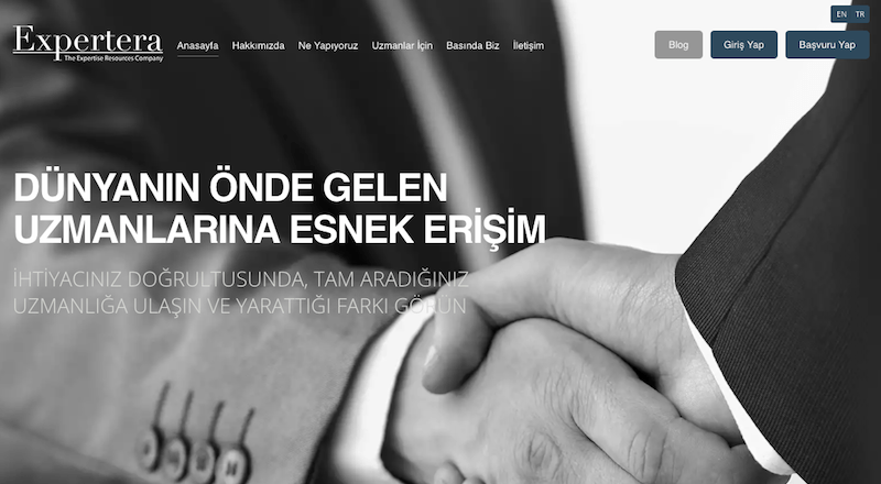 Türkiye'nin 'uzman havuzu' Expertera 2017'de yurt dışında büyümek istiyor