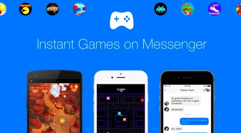 Facebook Messenger ve haber akışı Instant Games ile oyunlara açıldı