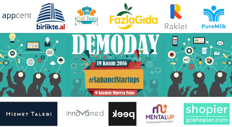 SUCOOL'un 2016 girişimleri demo day etkinliğinde sahne aldı