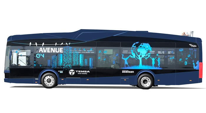 Türkiye'nin ilk elektrikli otobüsü AvenueEV tanıtıldı
