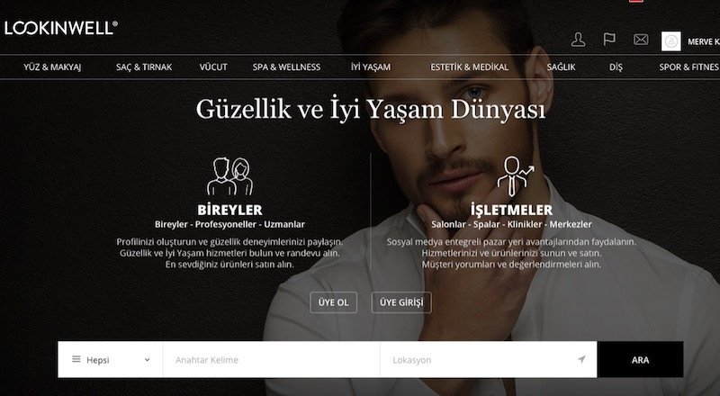 Lookinwell güzellik, estetik ve iyi yaşam dikeyinde online randevu ve e-ticaret girişimi