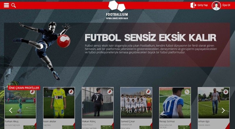 3 bin 500 üyeyi geçen Footballium, Türk futbolu için yetenek keşfinde ilk adres olmak istiyor