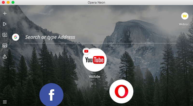 Opera, Neon adlı konsept internet tarayıcısını tanıttı