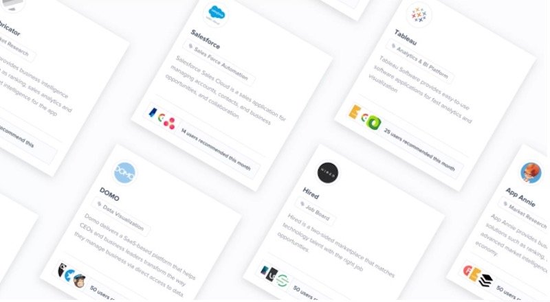 Siftery girişimlerin kullandığı en popüler yazılım ürünlerini gerçek zamanlı olarak sıralıyor