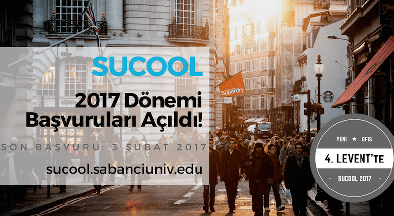 Uluslararası açılıma önem veren SUCOOL'un yeni dönem başvuruları başladı