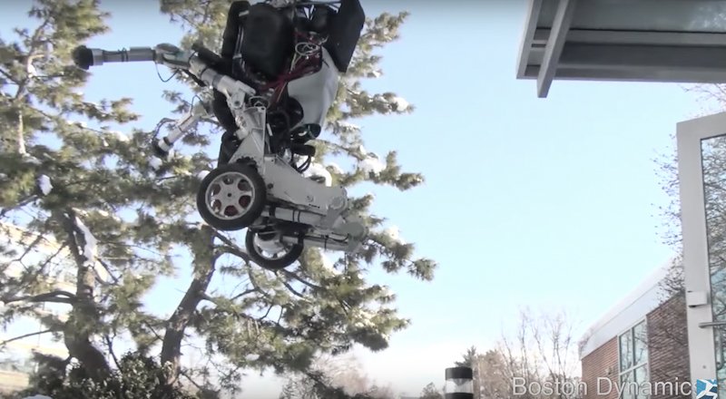 Boston Dynamics 1,2 metre sıçrayabilen yeni robotu Handle'ı tanıttı!