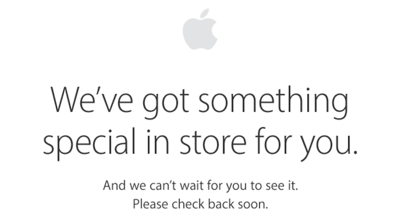 Apple Store online mağazası geçici olarak kapandı