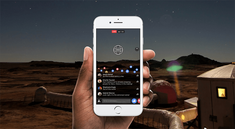 Facebook'un Live 360 yayınları artık 4K ve VR kalitesinde izlenebilecek
