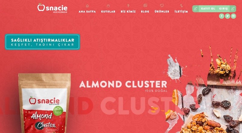 Snacie, sağlıklı atıştırmalıklar için online kutu abonelik servisi [İndirim kodu]