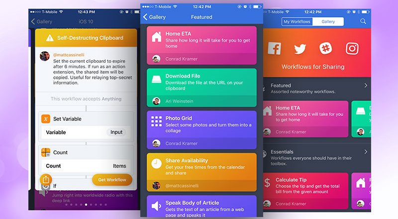 Apple, Workflow uygulamasını satın aldı