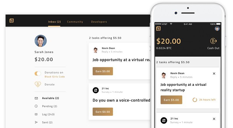 21.co kullandıkça para kazandıran yeni nesil e-posta servisi