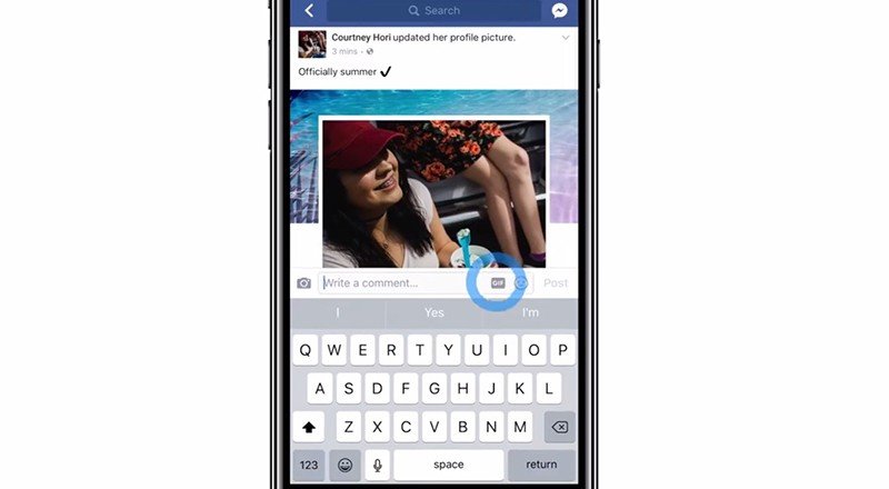 Facebook yorumlarına GIF desteği geldi