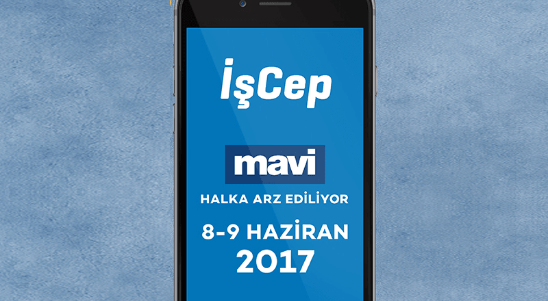 Mavi, halka arzında mobilden İşCep uygulamasıyla talep toplayacak