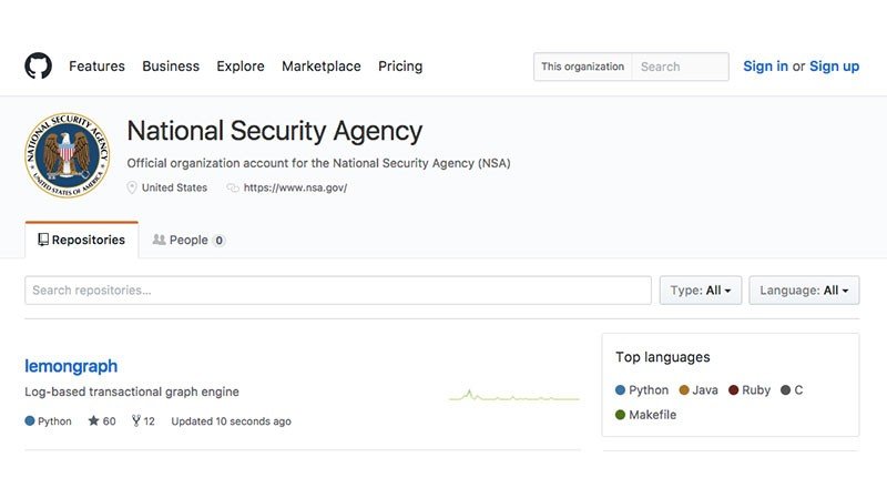 NSA, Github hesabı açtı
