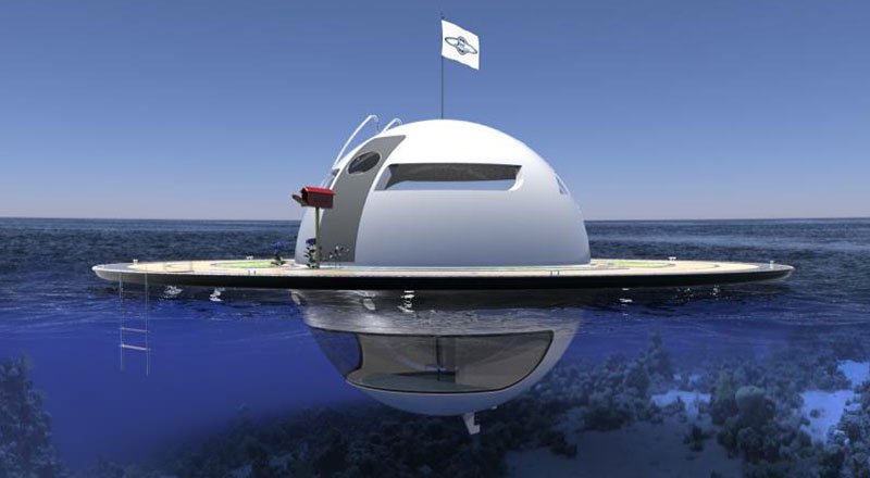 Otonom, yüzen bir UFO'da yaşamanız mümkün
